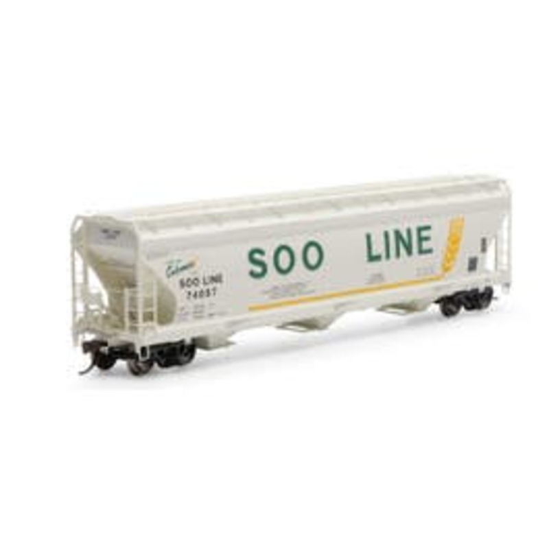 Athearn 12950 N ACF 4600 Covered Hopper Soo Line #74057