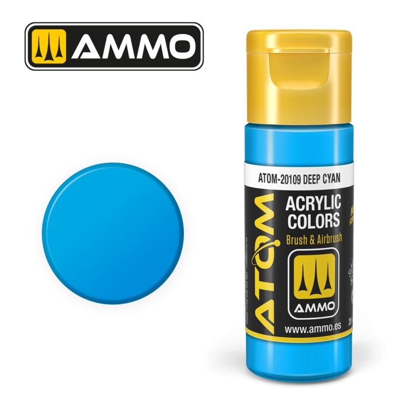 ATOM – 20109  Deep Cyan (20ml)