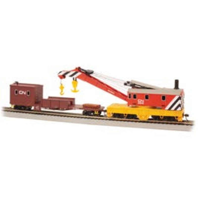 Bachmann #16104 250-Ton Steam Crane & Boom Tender – Canadian National