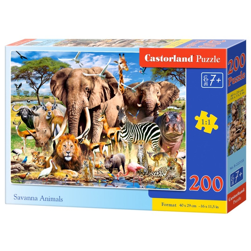 Castorland – Savanna Animals (200pcs)