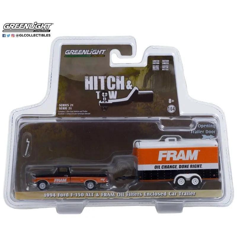 Greenlight – Hitch & Tow Series 21 | 1994 Ford F-150 XLT &FRAM Oil Filters