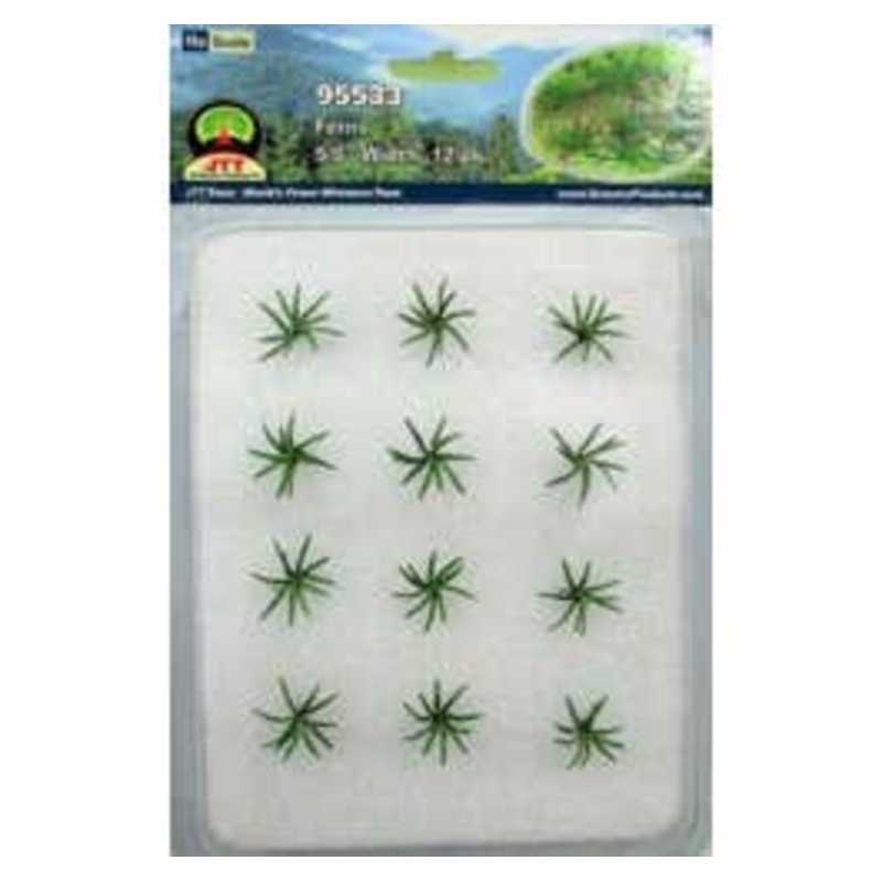 JTT 95533 Ferns 5/8″ Wide HO Scale, 12/pk