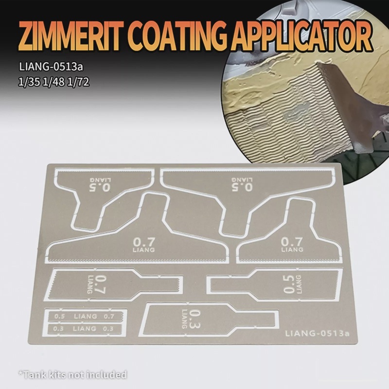 LIANG – Zimmerit Coating Applicator (Scale 1/35 – 1/48 – 1/72)