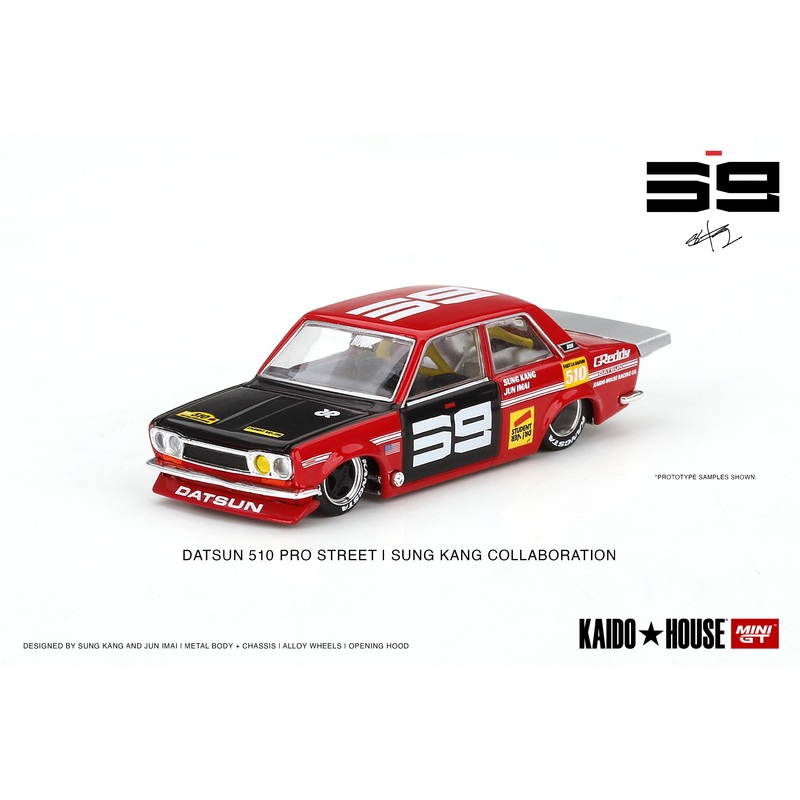 Mini GT – 1/64 Datsun 510 Pro Street (Red) – KAIDO House