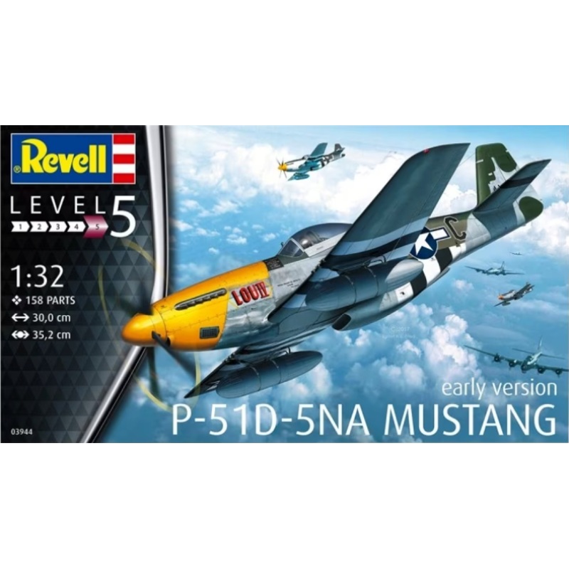 Revell – 1/32 P-51D-5NA Mustang (early version)