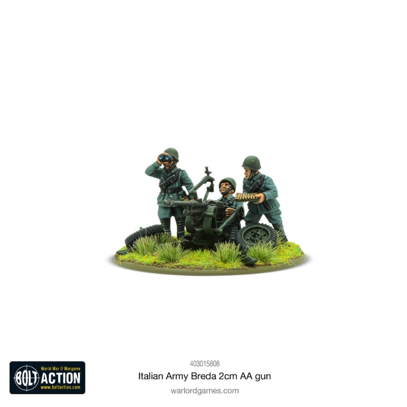 Warlord – Bolt Action  Italian Army Breda 20/65 AA Gun