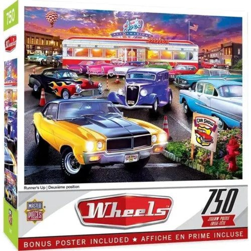Wheels – Runners Up – 750 Piece Jigsaw Puzzle