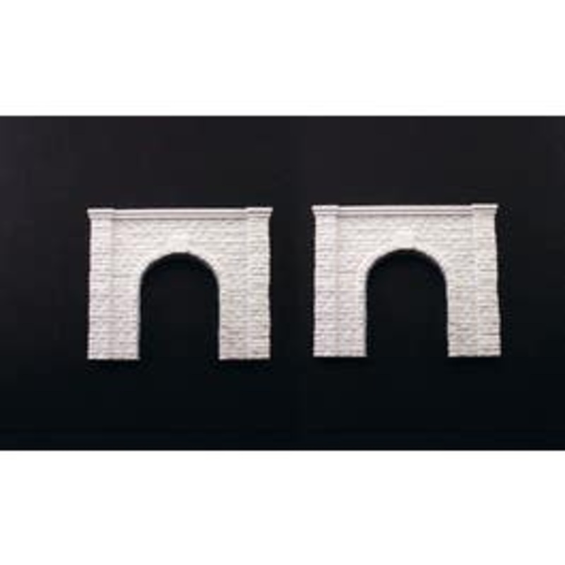 Woodland Scenics C1153 N Cut Stone Tunnel Portal Single Track(2 ea.)