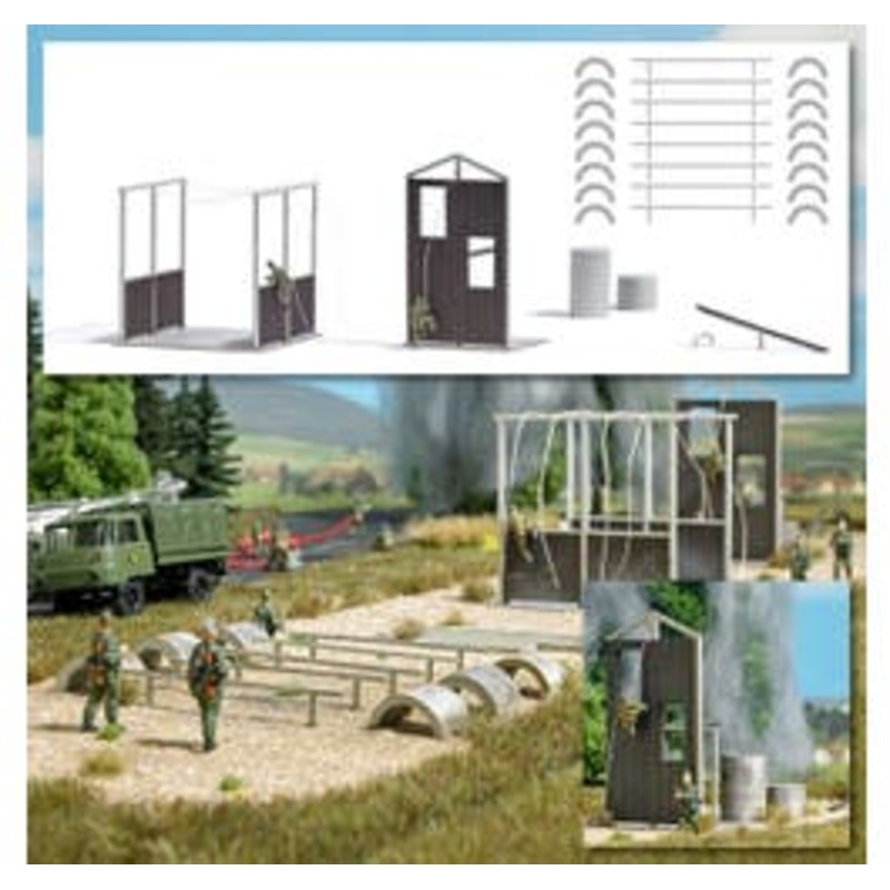Busch 1932  HO Military Obstacle Course kit