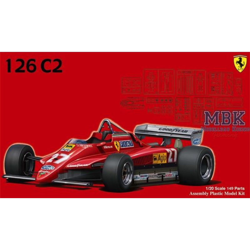 Fujimi – 1/20 Ferrari 126C2 1982