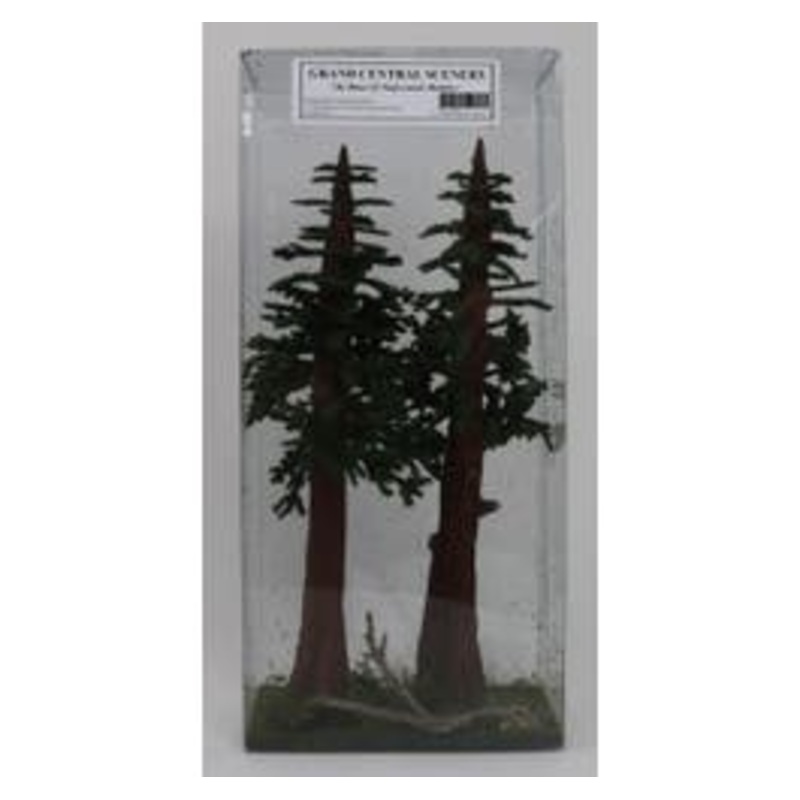 Grand Central Scenery T43  Medium Redwood Trees  10″- 11″ (2 pcs)