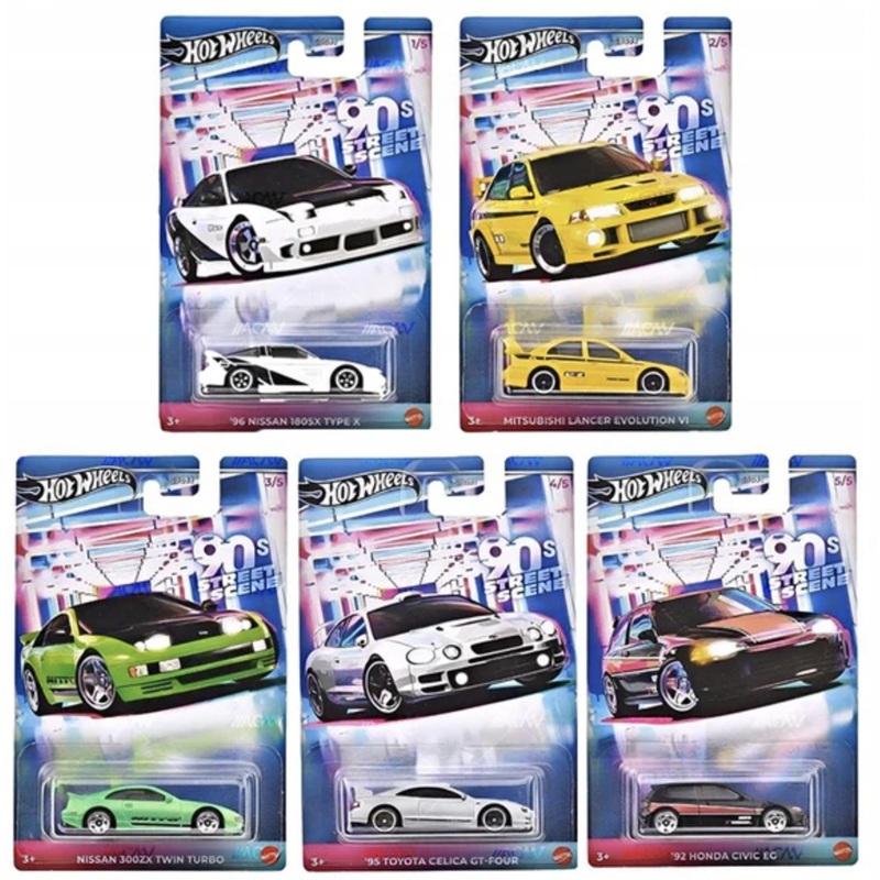 Hot Wheels – 90’s Street Scene (JDY83) (Sold Individually)