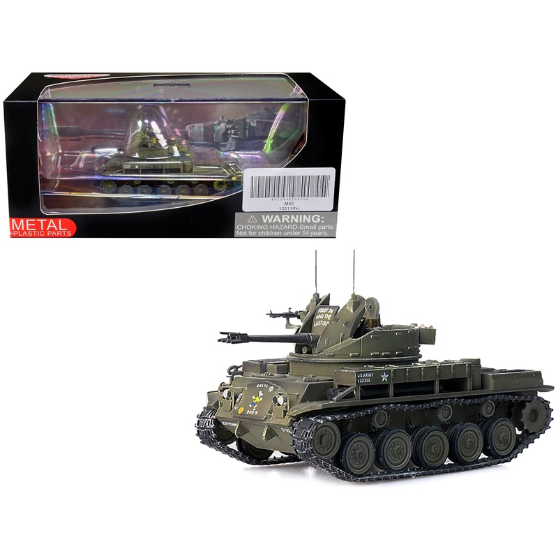 M42 Duster Self-Propelled Anti-Aircraft Gun “Delta Dud’s” “US Army – Vietnam War II Field Force 5th Battalion 2nd Field Artillery Regimen” 1/72 Diecast Model by Panzerkampf