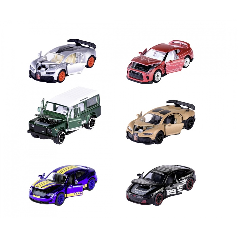 Majorette – Deluxe Cars w/ Metal Box (Assortment)
