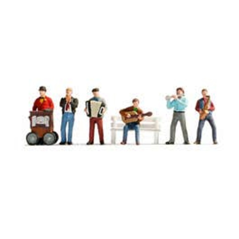 NOCH 15563  HO Street Musicians (6 pcs)