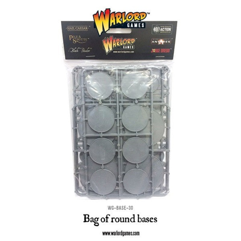 Warlord – Bag of Round Bases Mixed