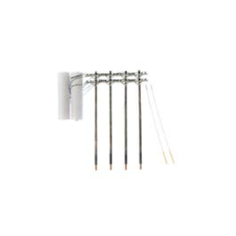 Woodland Scenics US2281 O Pre-Wired Poles – Double Crossbar