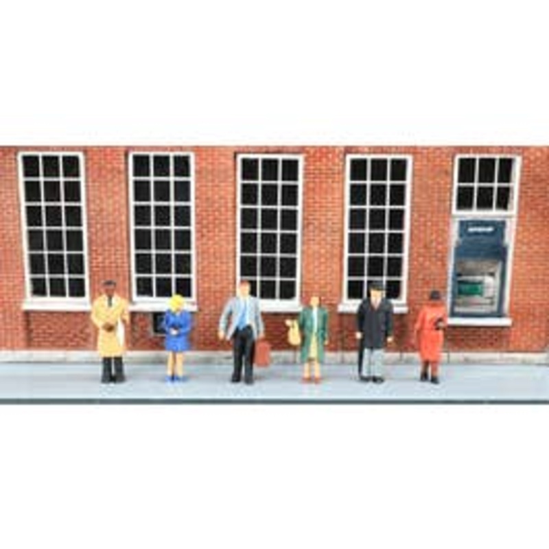 Bachmann #33170 STANDING OFFICE WORKERS 6pc/pk