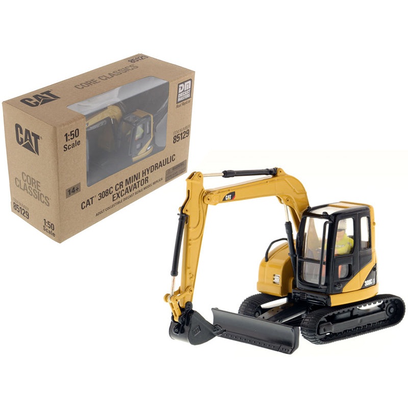 CAT Caterpillar 308C CR Excavator with Operator “Core Classics Series” 1/50 Diecast Model by Diecast Masters