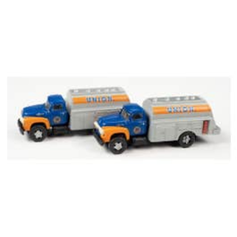 Classic Metal Works 50443 N 1954 FORD TANKER TRUCK 2-PACK (UNION 76)