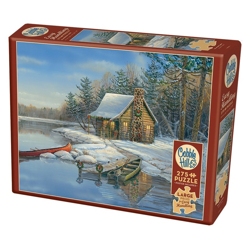 Cobble Hill – Winter Cabin (275pcs) Easy Handling