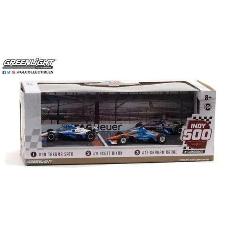 Greenlight – 2020 Indianapolis 500 Podium 3-Car Set – 1:64 scale