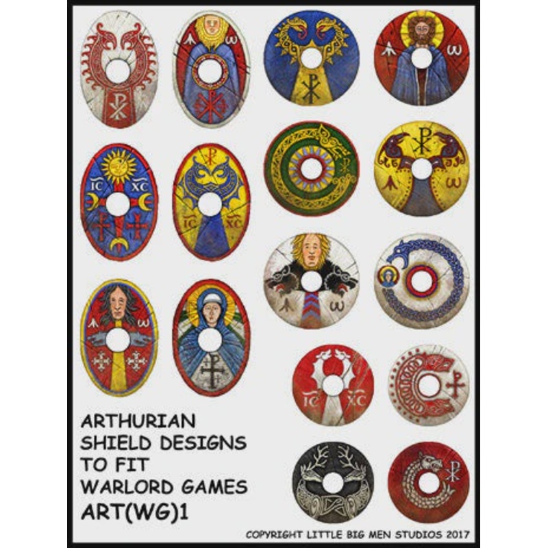 LBMS Transfers – Arthurian Shield Designs 1