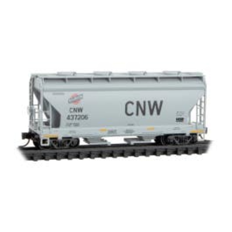 Micro Trains 09200602 N Scale CNW hopper – Rd# 437206