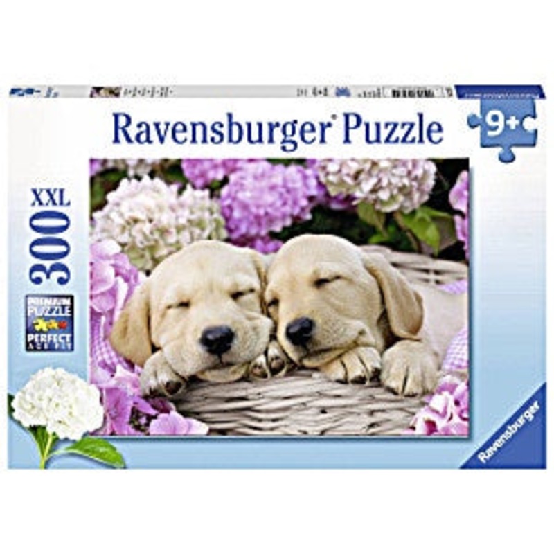 Ravensburger – Sweet Dogs In a Basket (300pcs) XXL Puzzle