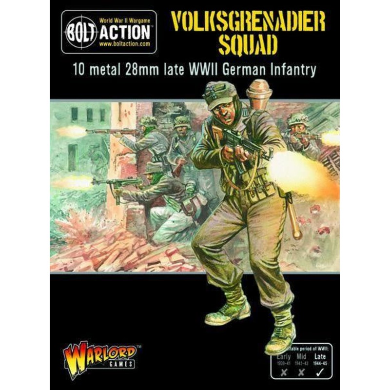 Warlord – Bolt Action: Volksgrenadiers (Metal)