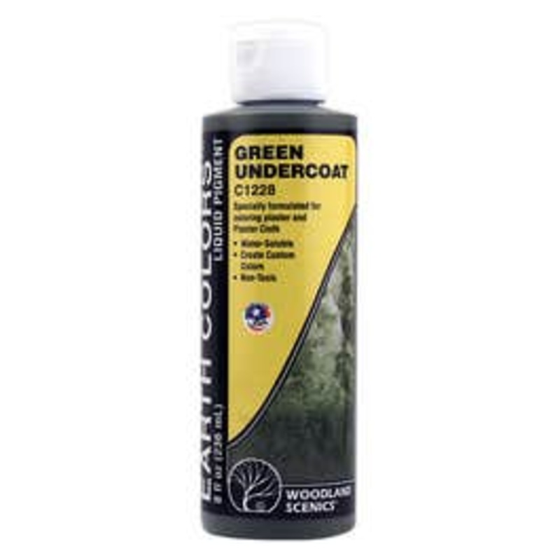 Woodland Scenics C1228 Green Undercoat 8 oz Liquid Pigment