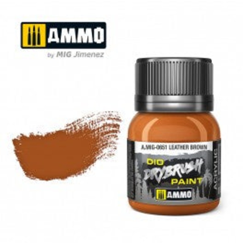 AMMO – 0651 DRYBRUSH Leather Brown
