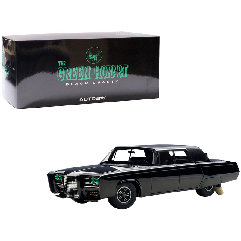 Black Beauty “The Green Hornet” (1966-1967) TV Series 1/18 Diecast Model Car by Autoart