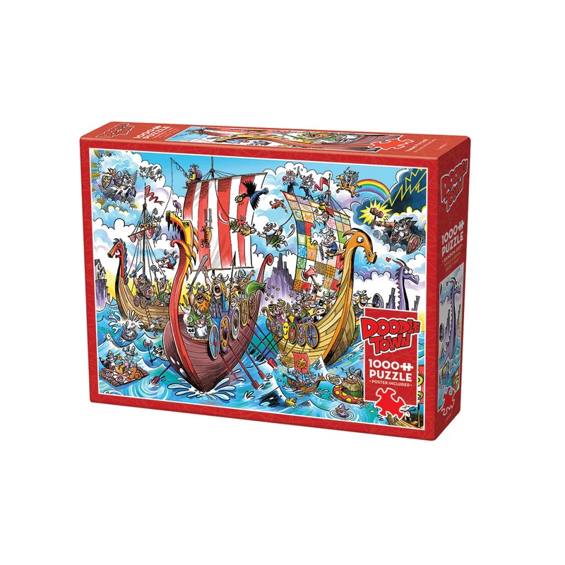 Cobble Hill – DoodleTown: Viking Voyage (1000pcs)