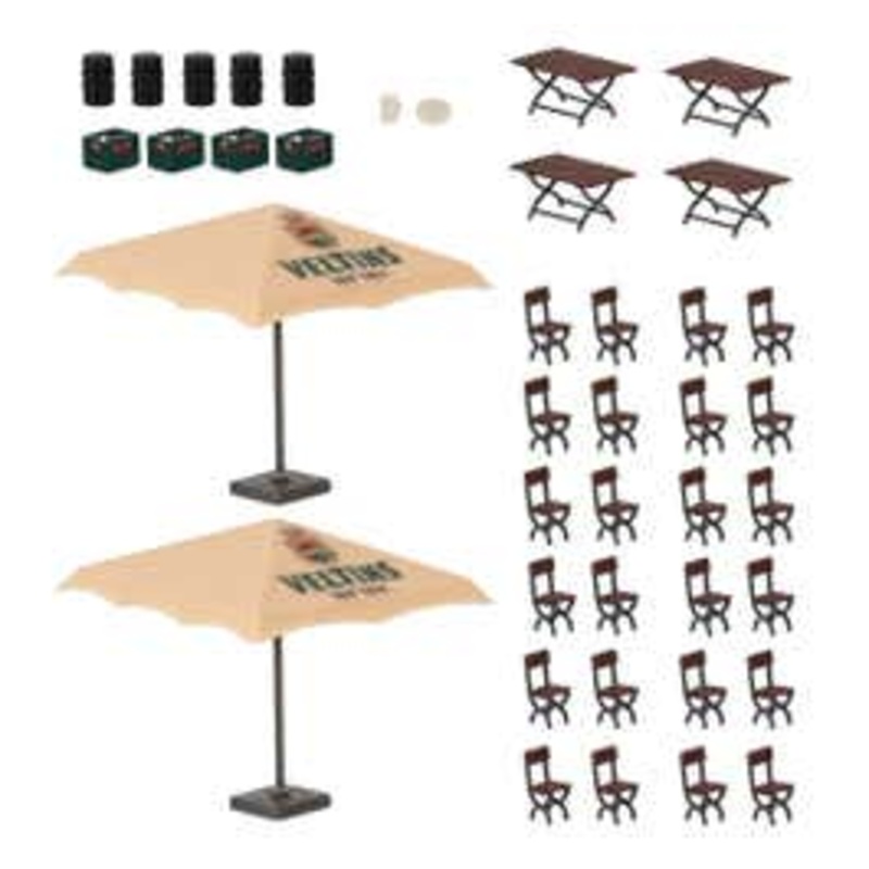Faller 180437  HO Veltins Beer garden set