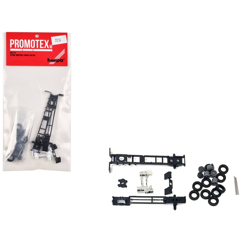 Long Chassis Kit for Mack Cabs 1/87 (HO) Plastic Model by Promotex