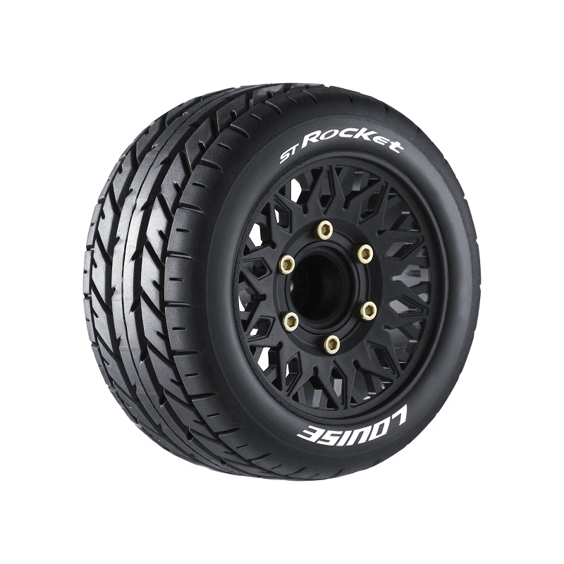 Louise – ST-Rocket 1/10 Stadium Truck Tire (Mounted) Soft Compound – Removable Hex (2)