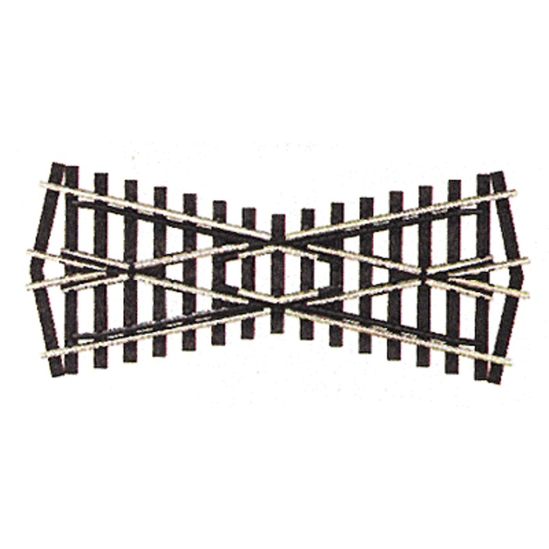 Peco SL-93 HO Code 100 Insulfrog 24-Degree Crossing, Short