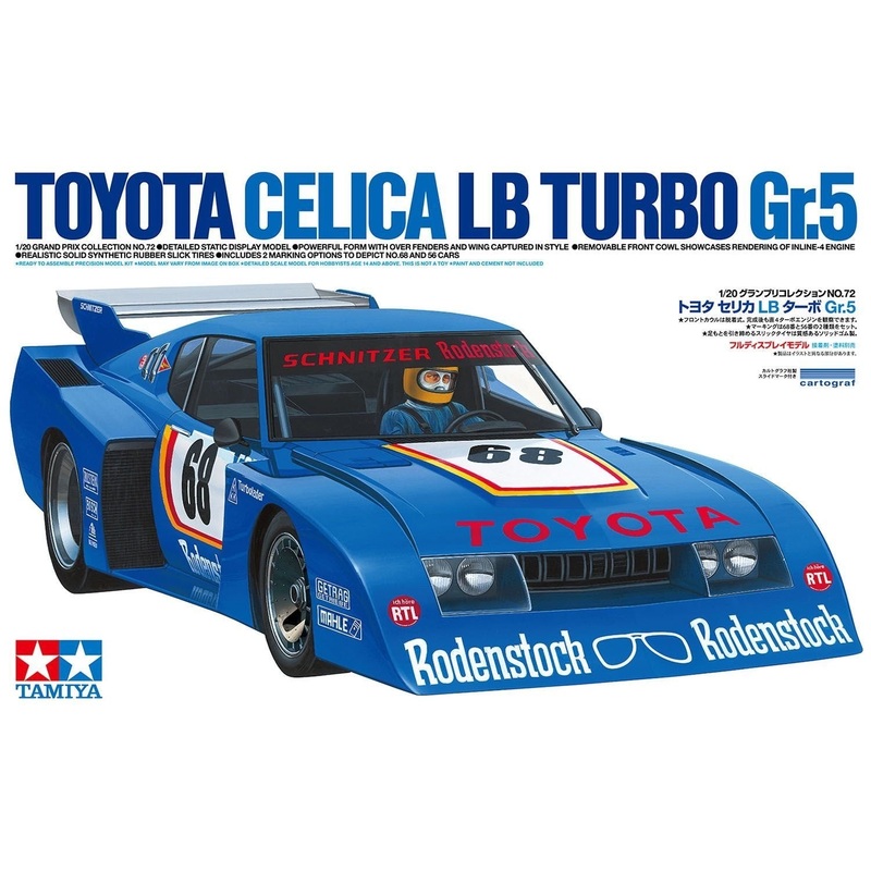 Tamiya – 1/20 Toyota Celica LB Turbo Gr.5