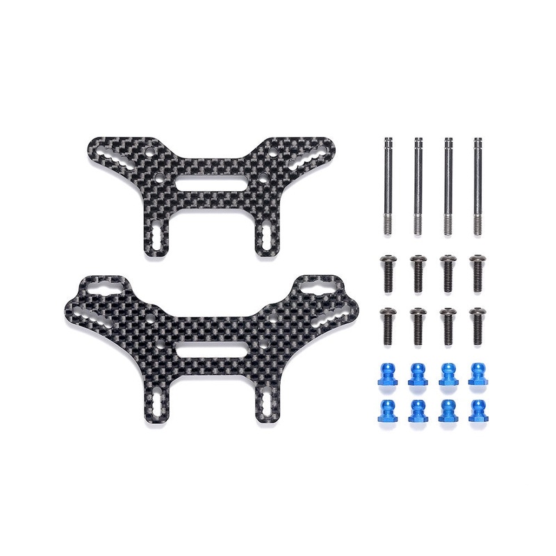 Tamiya – XV02 Short Carbon Damper Stay Set