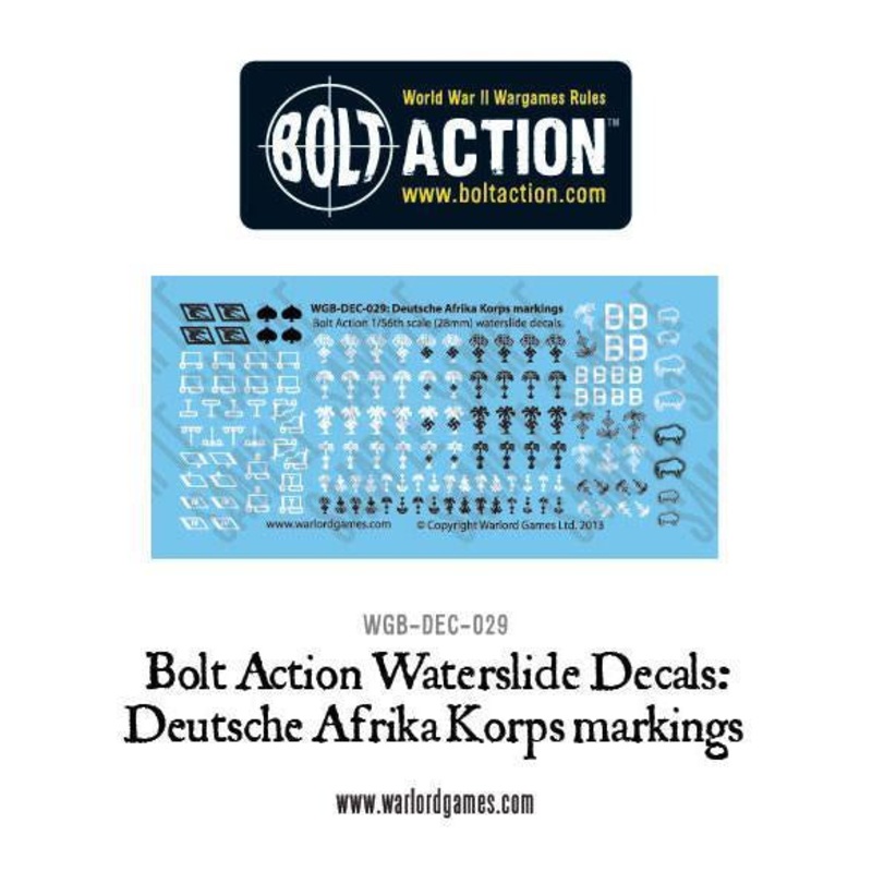 Warlord – Bolt Action: Decals – Deutsche Afrika Korps