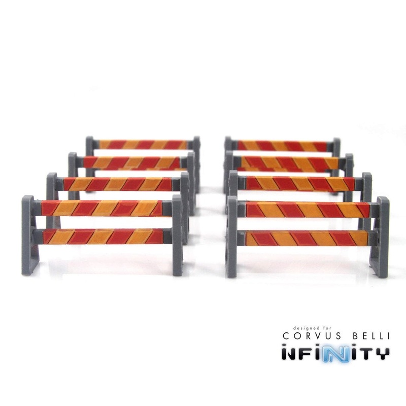 Warsenal – Construction Barricade – 8 Pack