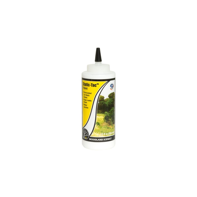 Woodland Scenics 644 Static Tac Glue, 12oz
