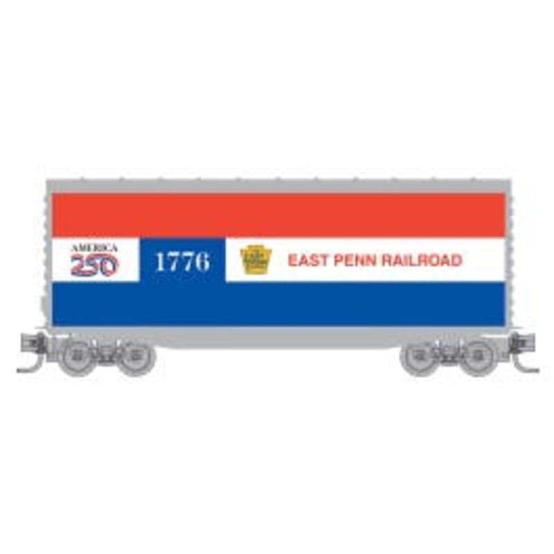 Micro Trains 10100821 N Scale 40' Hy-Cube Boxcar Freedom – East Penn