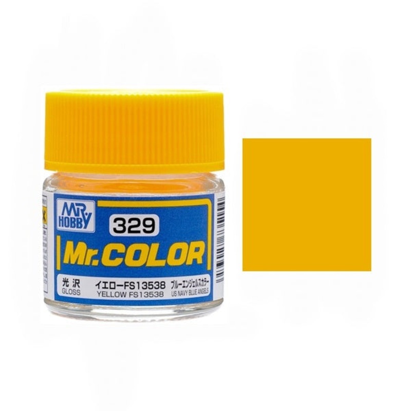 Mr.Color – C329 Chrome Yellow FS13538 (Semi-Gloss) (10ml)