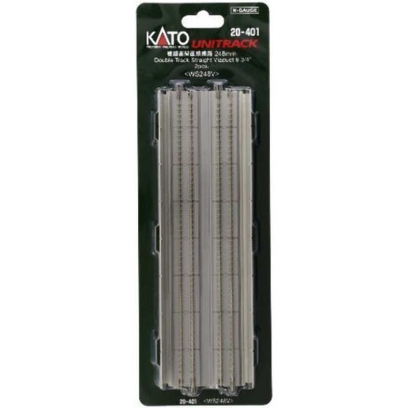 N 248mm 9-3/4″ Straight Dbl Viaduct, Concrete (2)