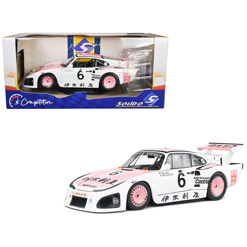 Porsche 935 K3 #6 Bob Wollek – Henri Pescarolo Winner “Suzuka 1000KM” (1981) “Competition” Series 1/18 Diecast Model Car by Solido