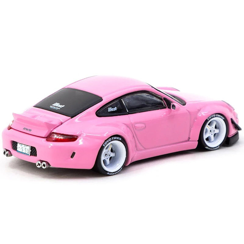 RWB 997 “Toyo Tires” Pink “Hobby64” Series 1/64 Diecast Model by Tarmac Works