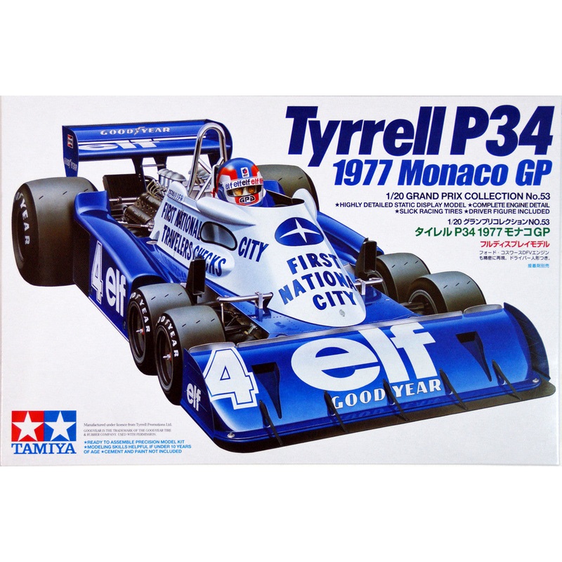 Tamiya – 1/20 Tyrrell P34 Monaco GP1977
