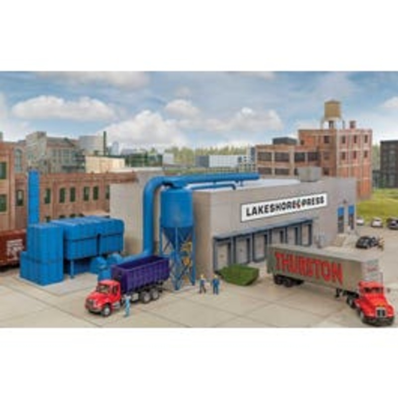 Walthers #933-4079 Cornerstone Modern Industrial Park – Modern Printing Plant — Kit